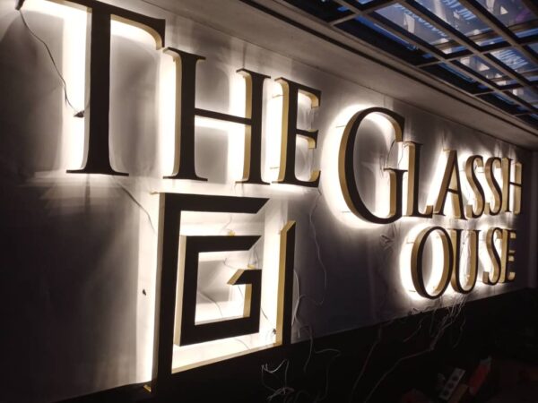 Backlit 3D Signage