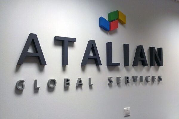 Unlit 3D Signage
