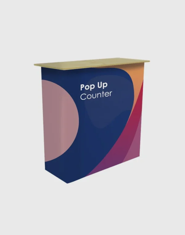 Fabric Pop Up Counter