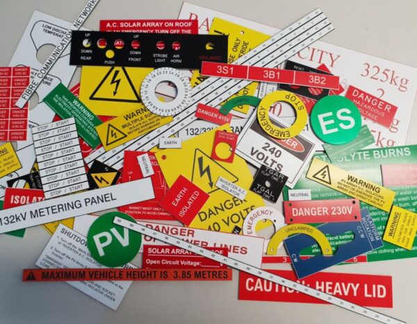 Traffolyte / PVC / Acrylic Labels - Image 2